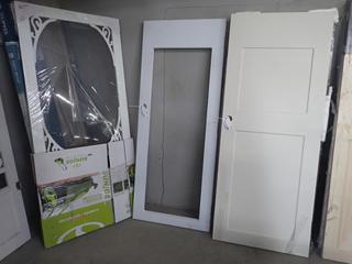 (3) Assorted Doors,  Damaged.