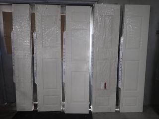 (7) JELD-WEN 24 In. & 36 In. Bi-Fold Doors, Damaged.