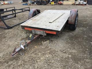 Single Axle Utility Trailer  6 Ft. 4 In. L x 4 Ft. 5 In. W.