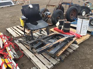 Workmate Collapsible Work Bench, (2) Foldable Chairs, (2) Collapsible Saw Horses and (2) Foldable Tables.