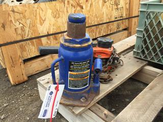 Michelin 20 Ton Bottle Jack and HSH-B Lever Block Hoist 3/4 Ton.