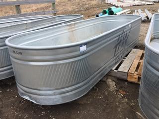 HW Brand Round End Stock Tank 10 Ft. L x 3 Ft. W x 2 Ft. H.