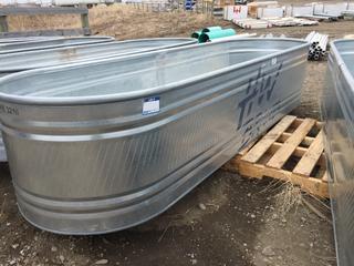 HW Brand Round End Stock Tank 10 Ft. L x 3 Ft. W x 2 Ft. H.