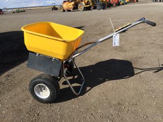 Snow Ex Salt or Seed Spreader, Model # SP-85SS.