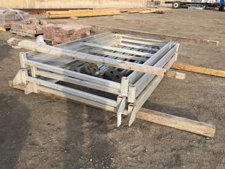 (4) 4 Ft. x 8 Ft. Multinautic Aluminum Dock System Sections.