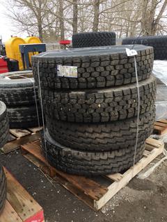 (4) Good Year G164 RTD Tires 11R 22.5. *Retreaded*