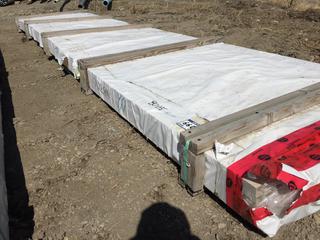 Quantity of Tan Vinyl U Channel 16Ft. Lengths.