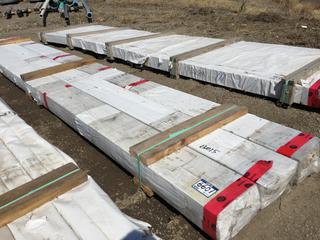 (3) Boxes of Tan Vinyl U Channel 70 Ea. and 16Ft. Lengths.