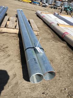 (2) IMP FW Galvanized Posts 4 1/2 In. x 10 Ft. 6 In.