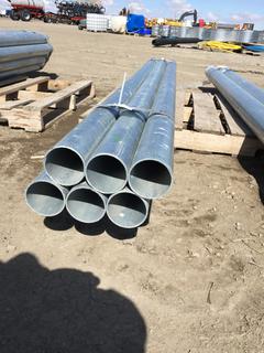 (6) Galvanized Posts 3 1/2 In. x 8 Ft. 6 In.
