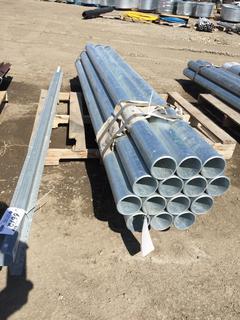 (14) SCH 40 Posts 3 1/2 In. x 7 Ft.