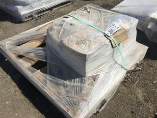 Pallet of Fencing Hardware.