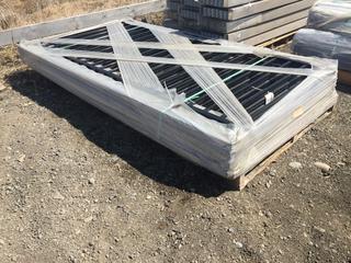 Pallet of Black Highland Panels 4 Ft. W x 8 Ft. L.