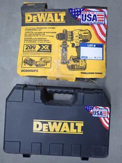 DeWalt Model DCD996P2 1/2 In. Brushless 3-Speed Hammer Drill Kit.