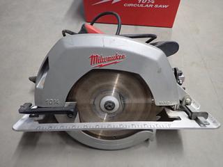 Milwaukee 10-1/2 In. Circular Saw, Cat No. 6470-21.