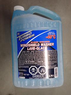 (4) 3.78 Liter Turbo Power All Season Windshield Washer Fluid.