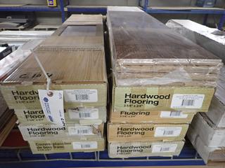 Approximately (9) Boxes of Gunstock Solid Oak Harwood Flooring, 77-TCH-003.