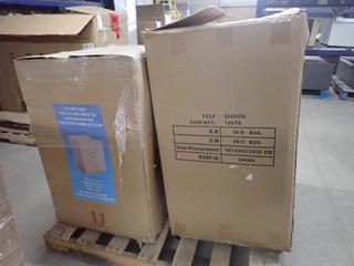 (1) 30 In. White Vanity c/w Cultured Marble Top & (1) 24 In. Espresso Vanity c/w Cultured Marble Top, Damaged.