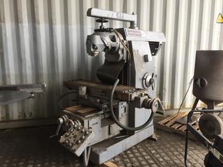 Adcock-Shipley 2S Milling Machine, S/N LS14757.