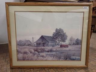 Farm Print. 29 1/2 In. x 24 In.