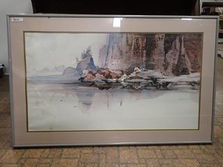 Mountains Print. 33 3/4 In. x 21 1/2 In.