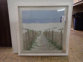 Fence Print. 25 3/4 In. x 25 3/4 In.