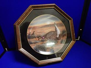 "Prairie Dancer" Decorative Plate by Terry McLean. Plate No. 3938.