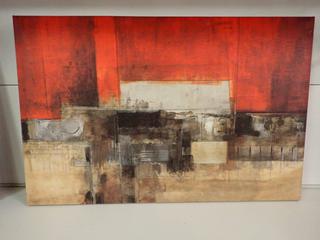 Abstract Print. 28 1/2 In. x 18 1/2 In.