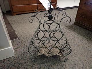 Metal Wine Rack.
