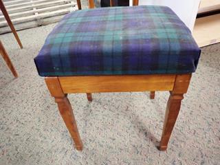 Sewing Stool. 21 In. Height.