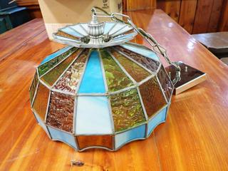 Stained Glass Chandelier. 