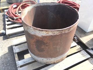 5/16 In. Thick Pipe 2 Ft. 1 In. L x 28 In. Diameter, Used for Fire Pit.