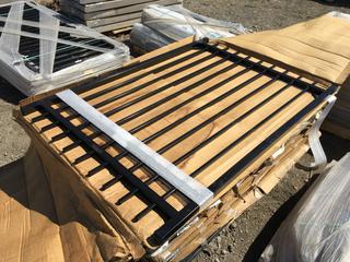 Black Metal Gate 6 Ft. H x 49 1/2 In. W.