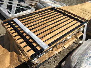 Black Metal Gate 6 Ft. H x 49 1/2 In. W.