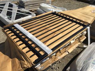 Black Metal Gate 6 Ft. H x 49 1/2 In. W.