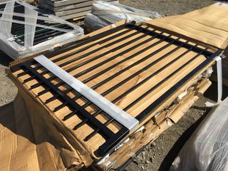 Black Metal Gate 6 Ft. H x 49 1/2 In. W.