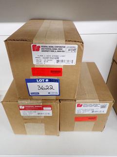 (3) Federal Signal Class 1 , Div. 2 Strobe Light, (2) Model # 151XST-012-024B, Series B, & (1) 151XST-120B, Series B.