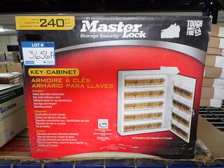 Masterlock Key Cabinet, Holds 240 Keys. c/w Key.