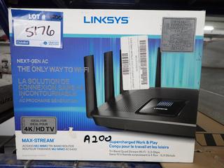 LINKSYS EA 9500-CA Max Stream Wireless Router, AC5400.