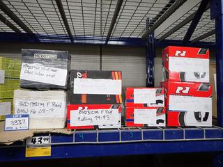 Quantity of Assorted Brake Pads & Shoes.