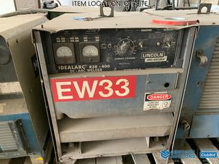 Selling Off-Site - Lincoln R3R-440 Welder S/N AC418757. Located at 5717 - 84 Street SE Calgary, AB Call Johnnie @ 403-990-3978 For Further Information and Viewing.