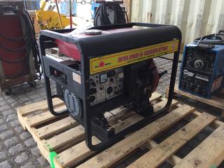 Red Maple LDW 7250 DWE Diesel Generator, Showing 89 Hrs. *Note: Requires Repair*