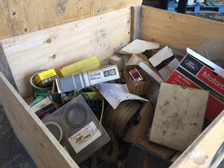 Quantity of Assorted Pullys, Lights, Gages, Hose, Block Heaters, Heater Cores and Valves.