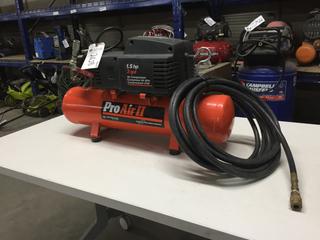 Pro Air II Compressor 1.5 Hp 3 Gallon.