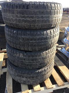 (4) Cooper Discoverer 245/65R17  M+S Tires w/ GMC Rims.