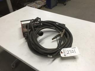 Lincoln Electric Mig Pulse Controller Ground Wire c/w Clamp.