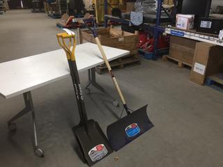 (2) Garant Metal Shovels and (1) Garant Steel Snow Shovel.