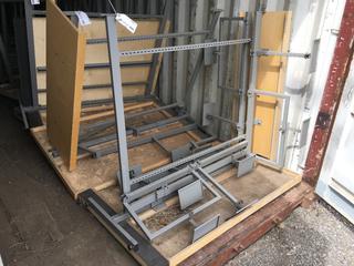 Quantity of Metal/Wood Retail Display Racking.