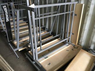 Quantity of Metal/Wood Retail Display Racking.