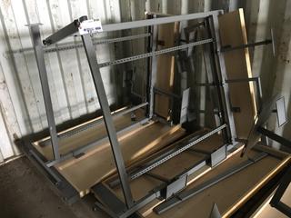 Quantity of Metal/Wood Retail Display Racking.